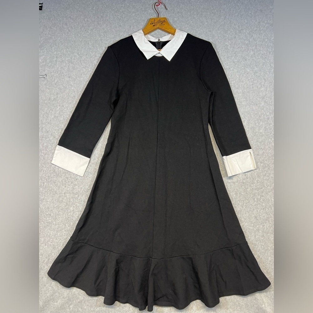 Isabella Oliver dress  Maternity Dress 2 Black Peter Pan Collar  Wednesday